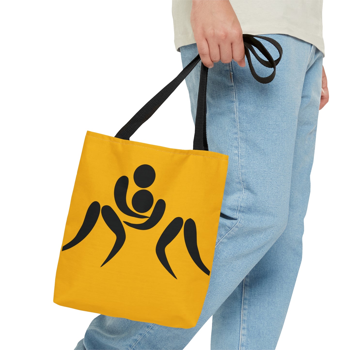 Tote Bag: Wrestling Yellow