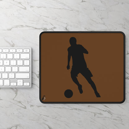 Gaming Mouse Pad: Soccer Brown