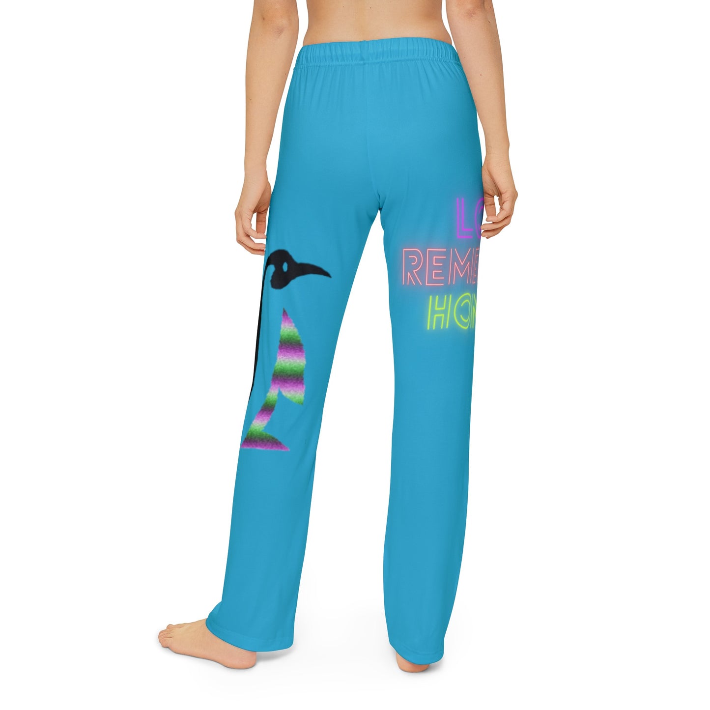 Kids Pajama Pants: Lost Remember Honor Turquoise 