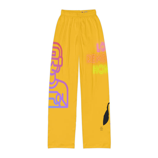 Kids Pajama Pants: Gaming Yellow