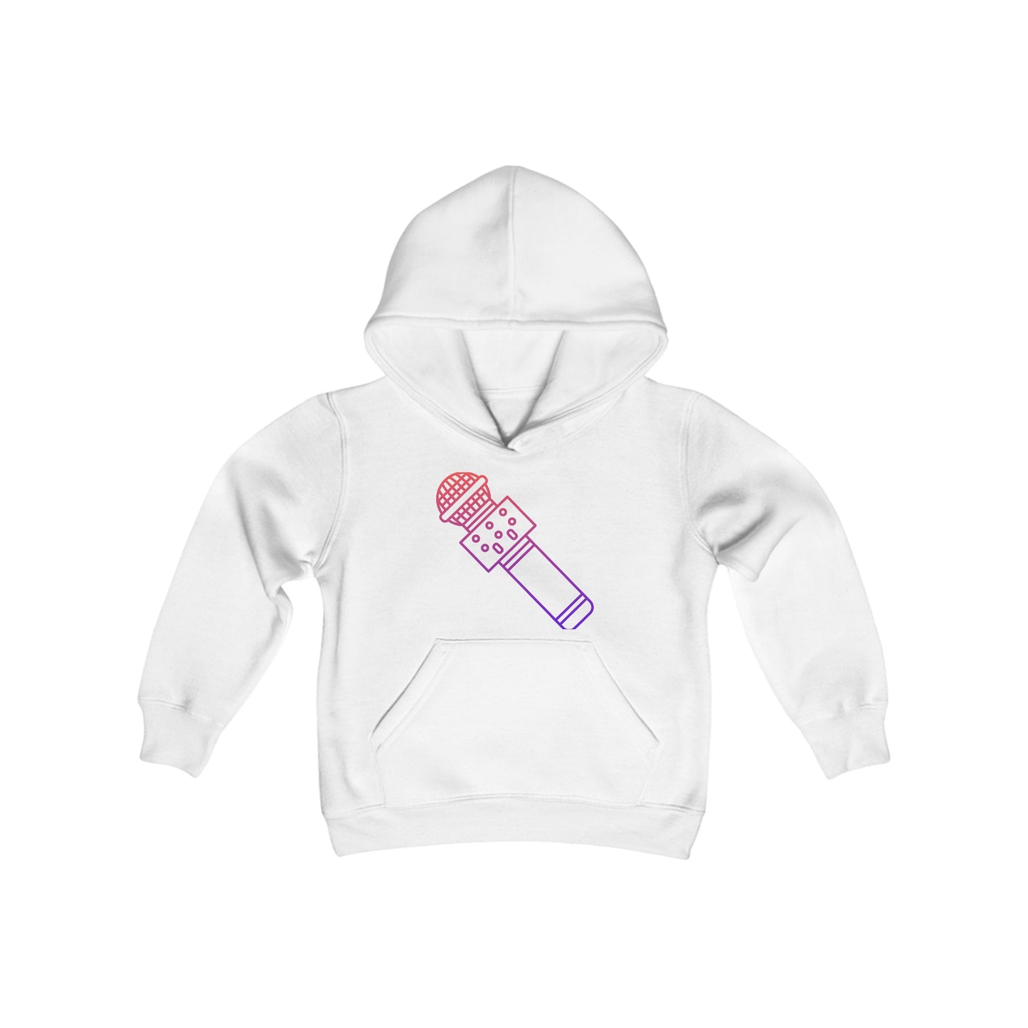 Youth Heavy Blend Hooded Sweatshirt: Musika 