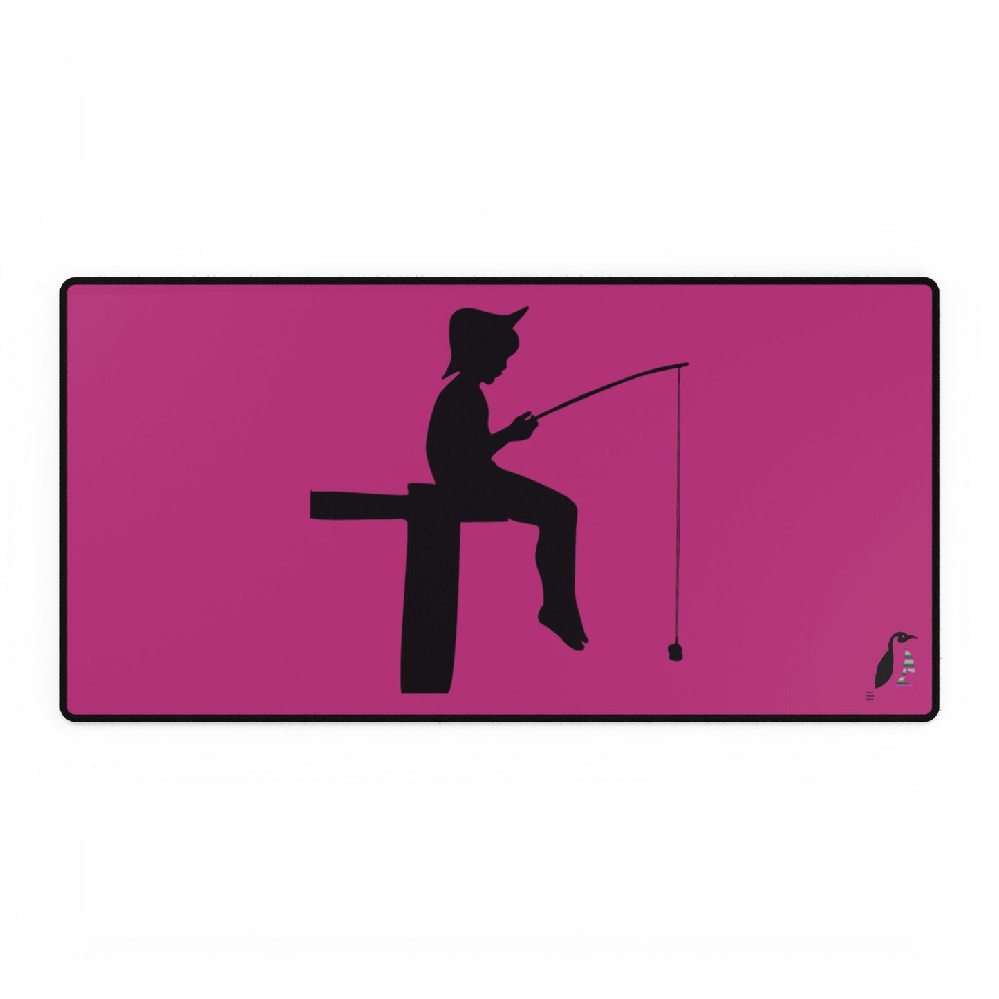 Desk Mats: Fishing Pink