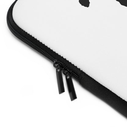 Laptop Sleeve: Skateboarding White