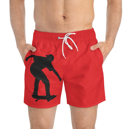 Swim Trunks: Skateboarding Red