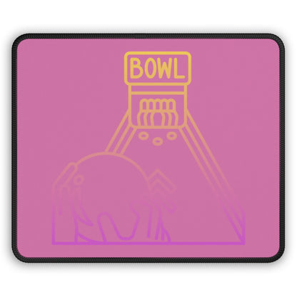 Gaming Mouse Pad: Bowling Lite Pink