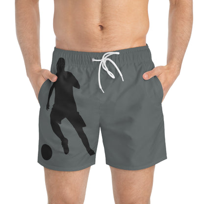 Swim Trunks: Soccer Dark Grey