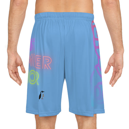 Basketball Shorts: Gaming Lite Blue