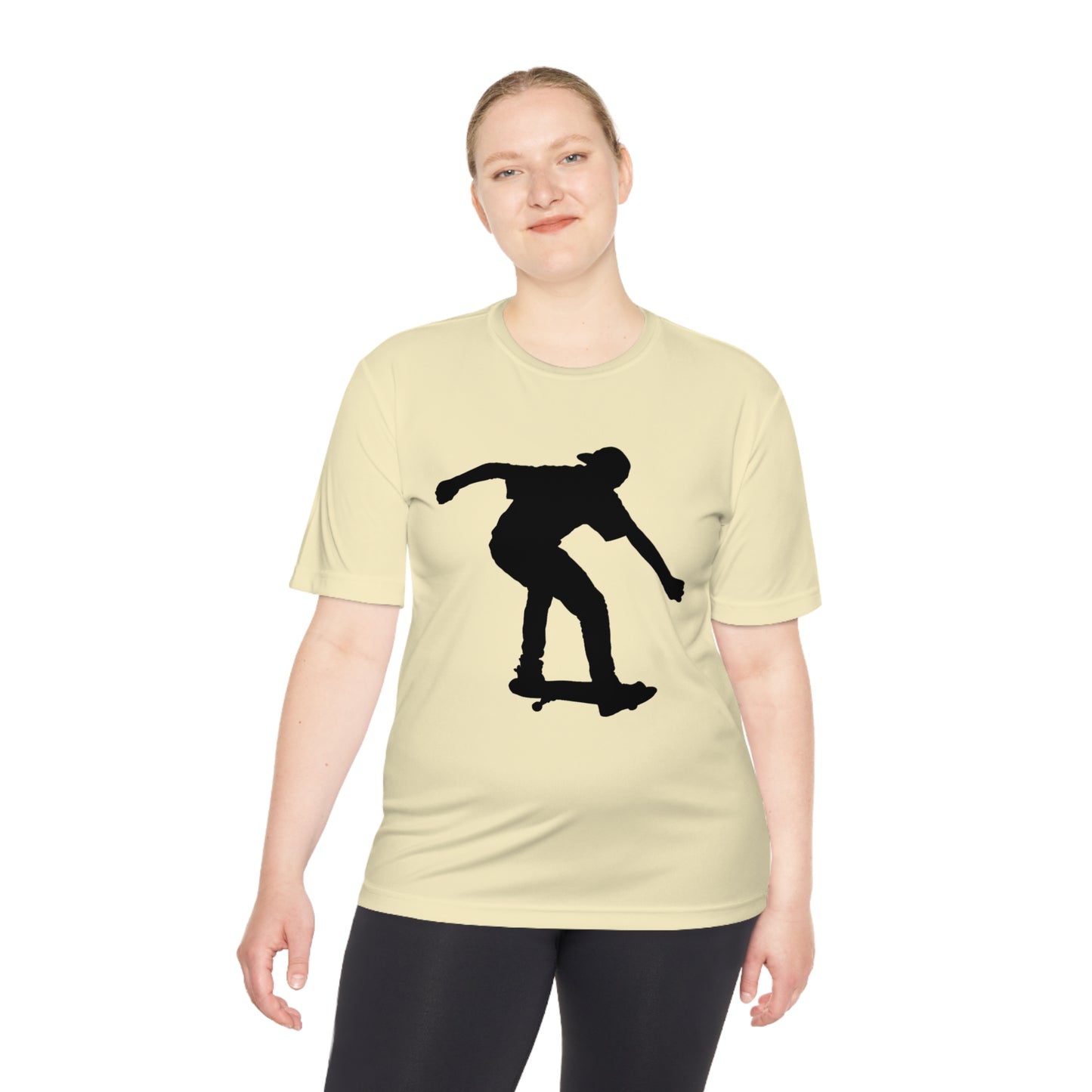 Moisture Wicking Tee: Skateboarding #2