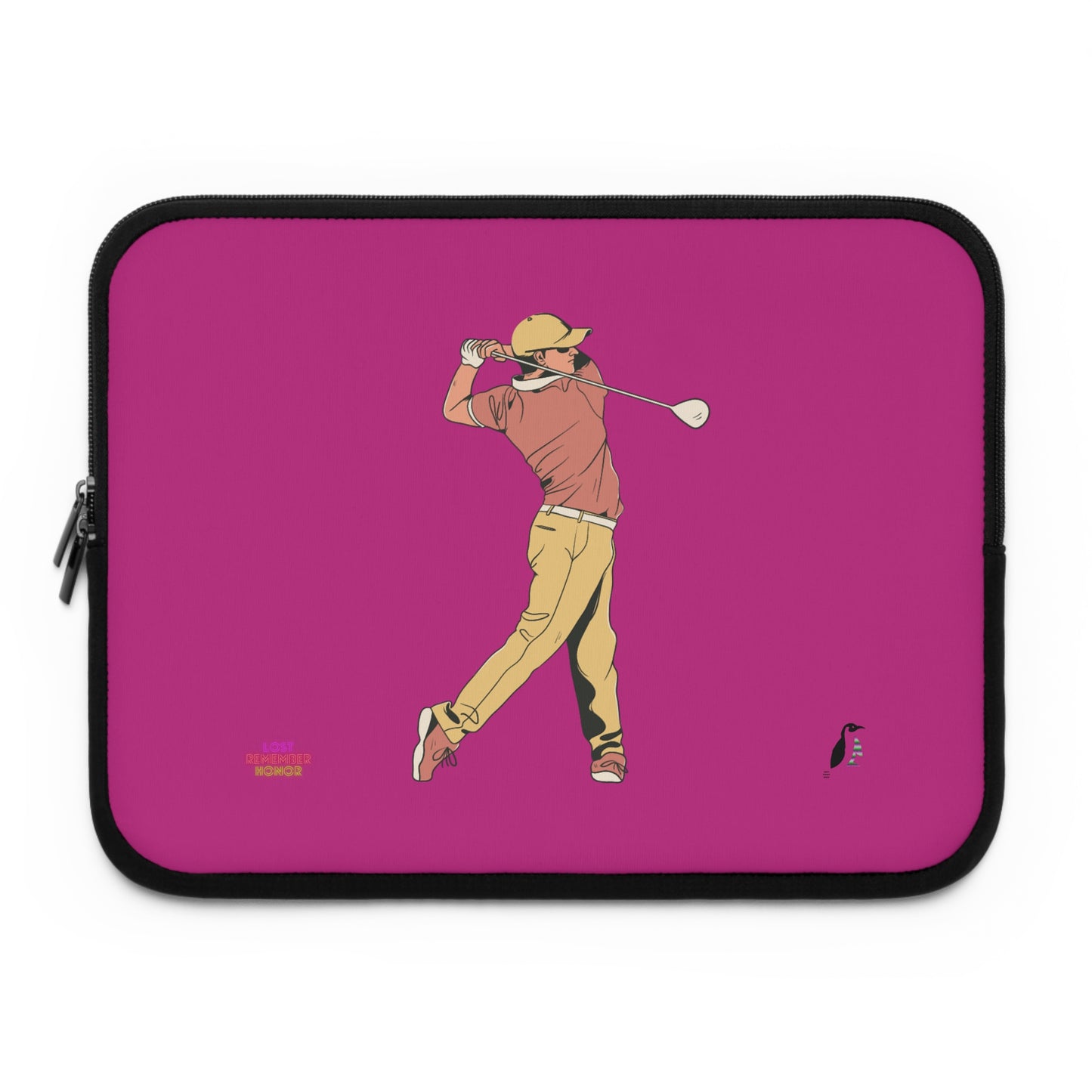 Laptop Sleeve: Golf Pink