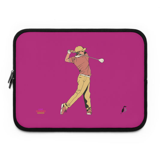 Laptop Sleeve: Golf Pink