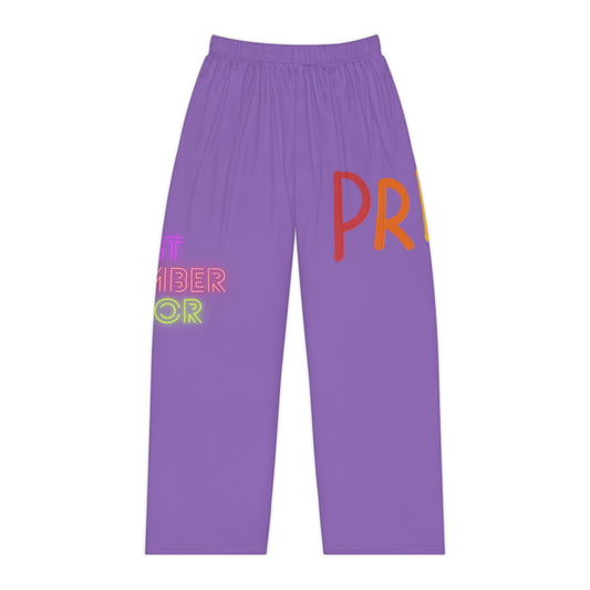 Women's Pajama Pants: LGBTQ Pride Lite Purple