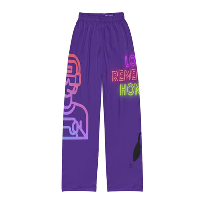 Kids Pajama Pants: Gaming Purple