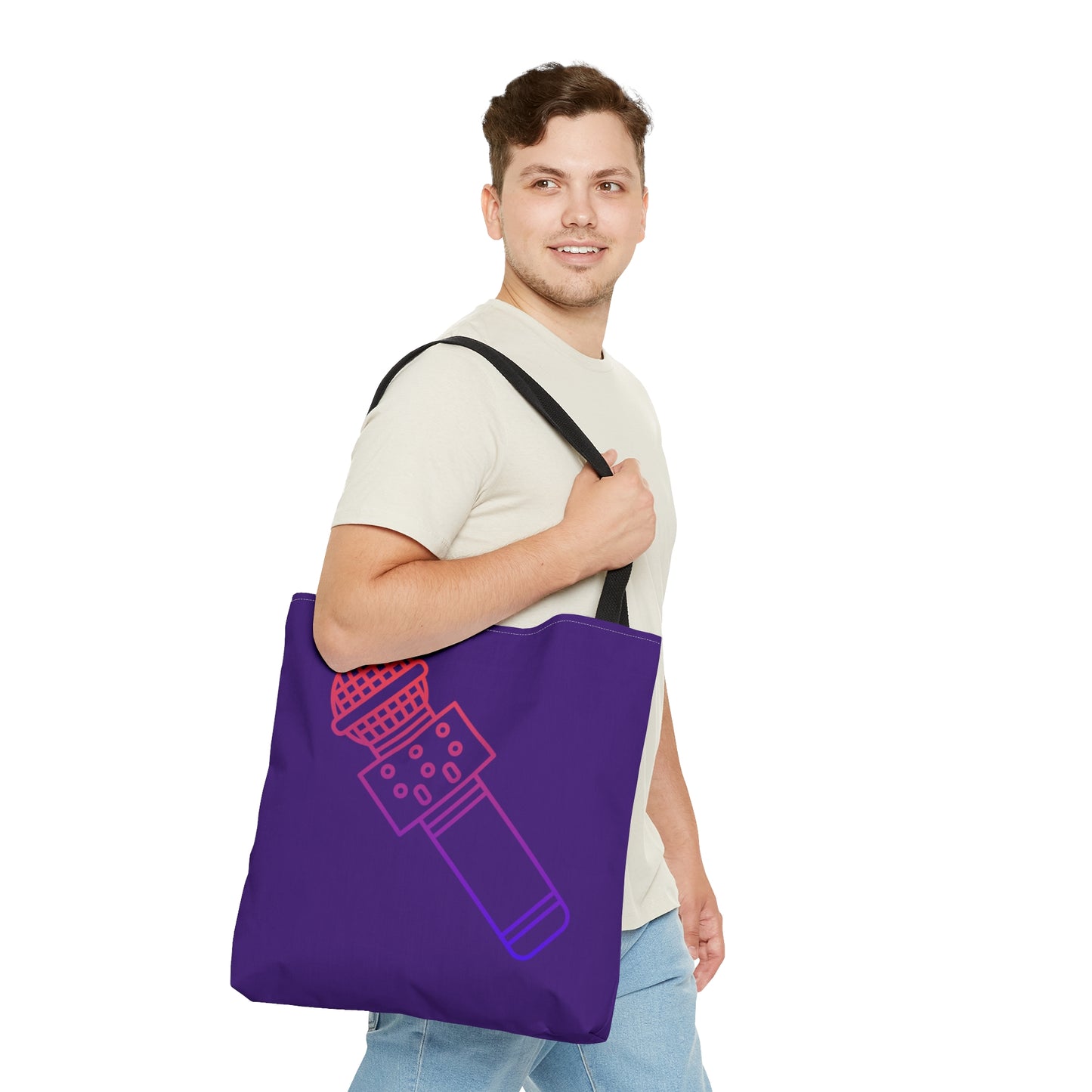 Tote Bag: Music Purple