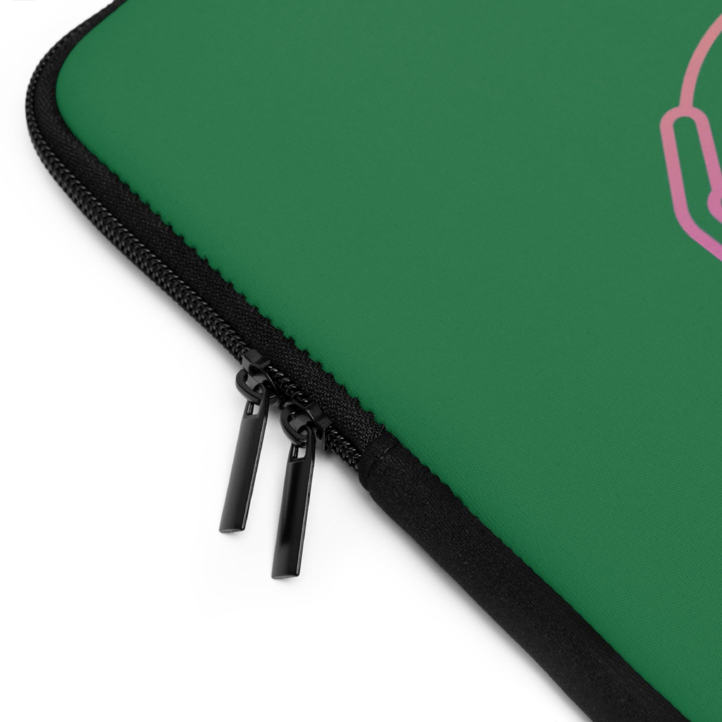 Laptop Sleeve: Bowling Dark Green