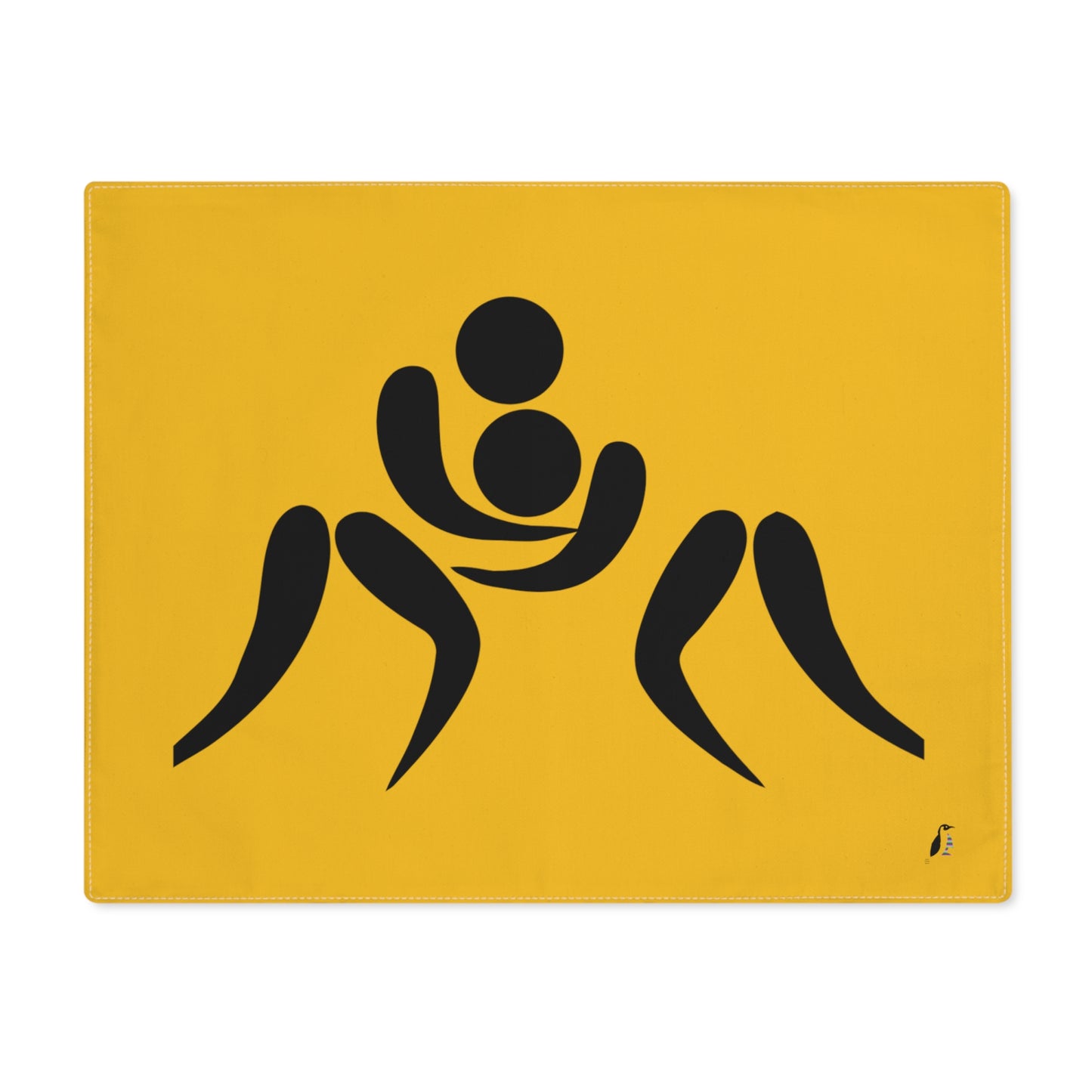 Placemat, 1pc: Wrestling Yellow