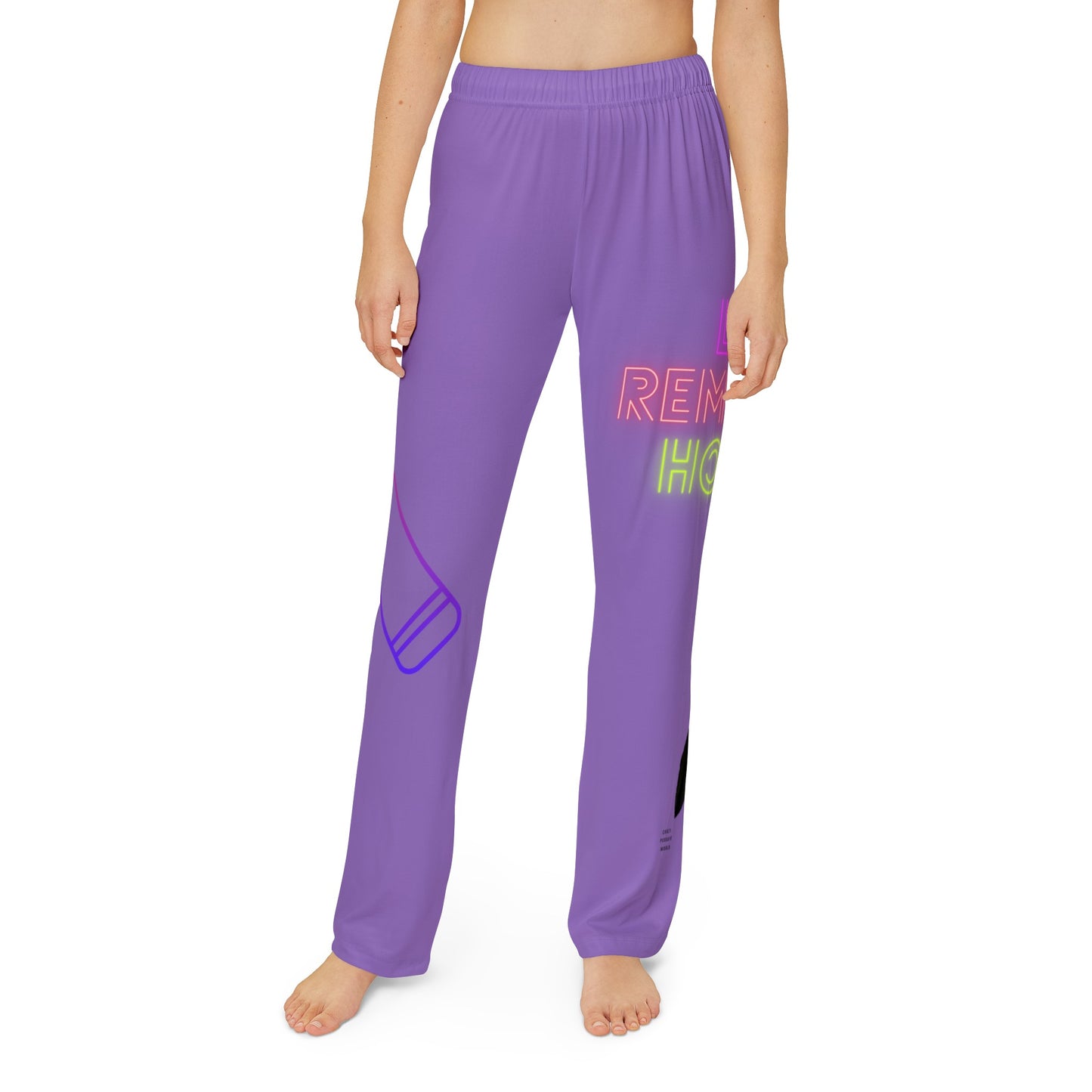 Kids Pajama Pants: Music Lite Purple