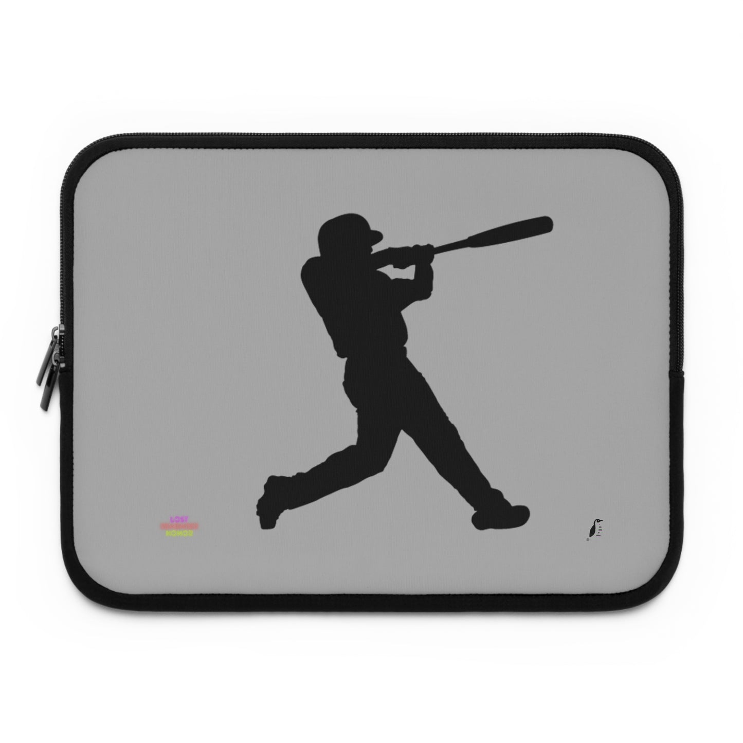 Laptop Sleeve: Baseball Lite Grey