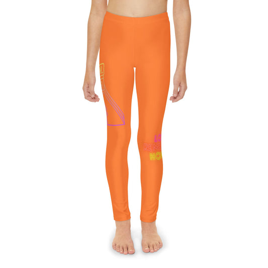 Youth Full-Length Leggings: Bowling Crusta