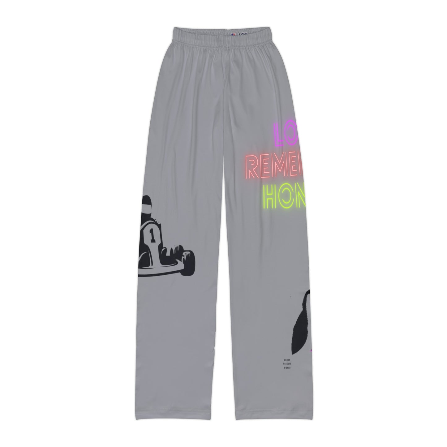 Kids Pajama Pants: Racing Grey