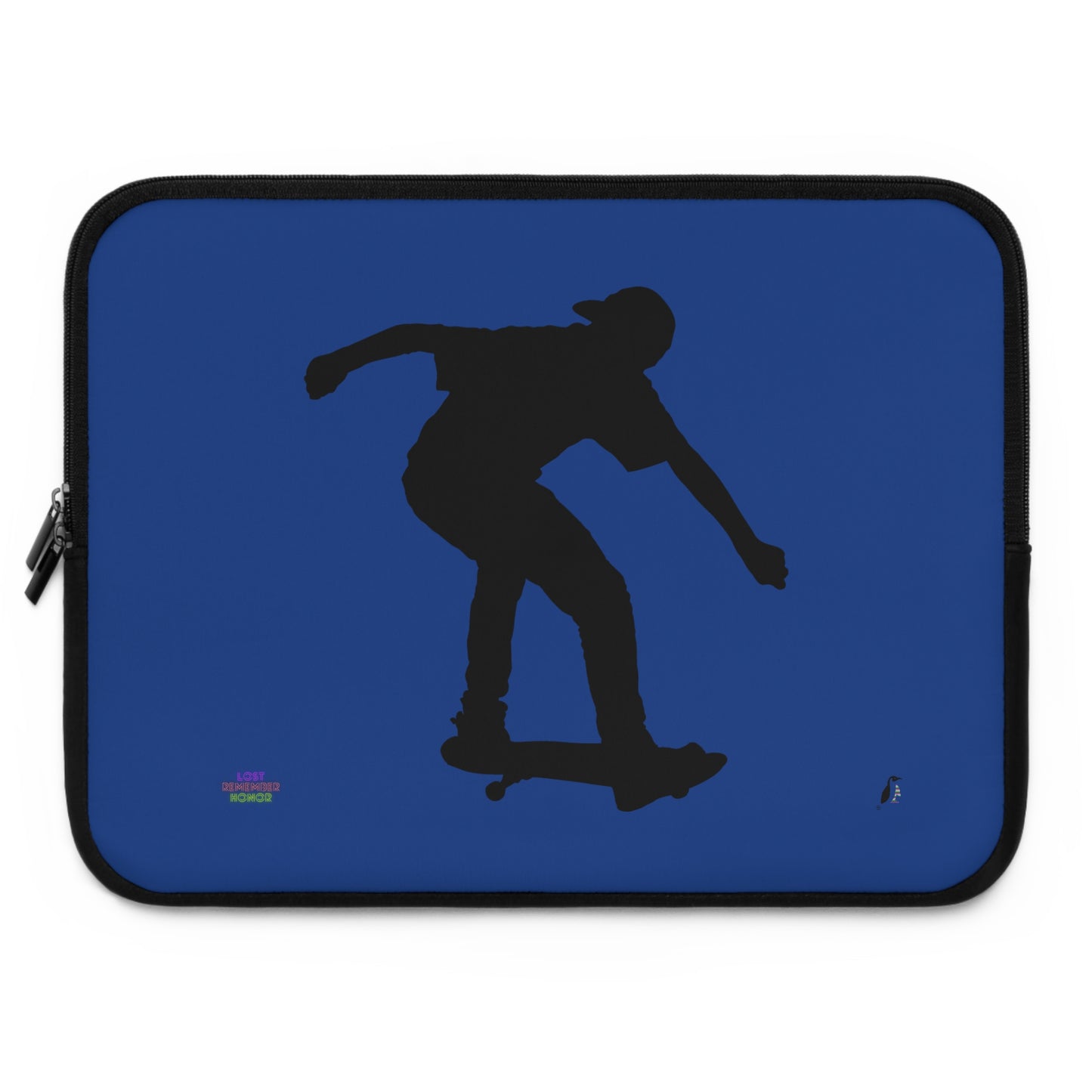 Laptop Sleeve: Skateboarding Dark Blue