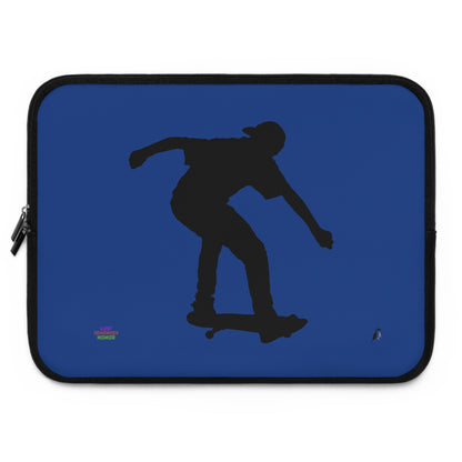 Laptop Sleeve: Skateboarding Dark Blue