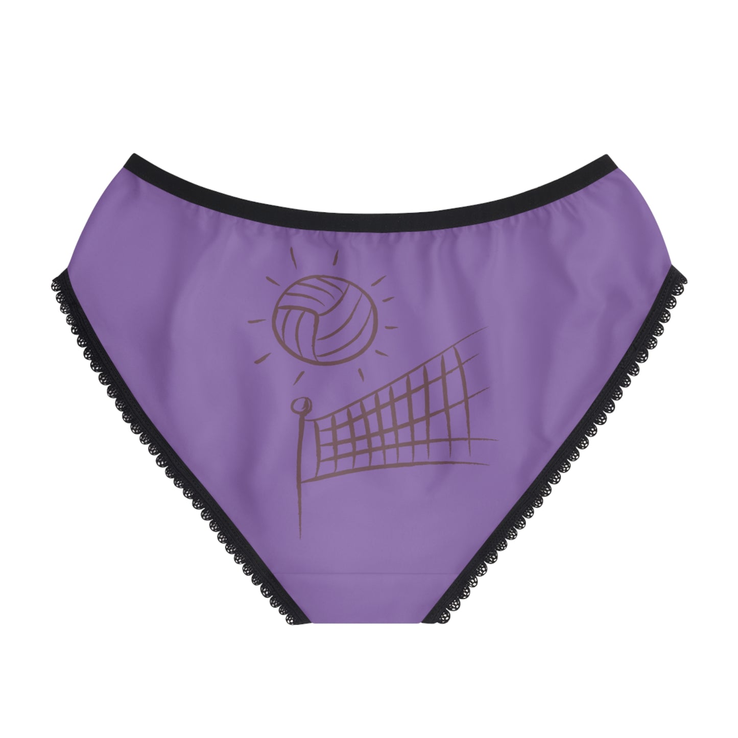 Women's Briefs: Volleyball Lite Purple