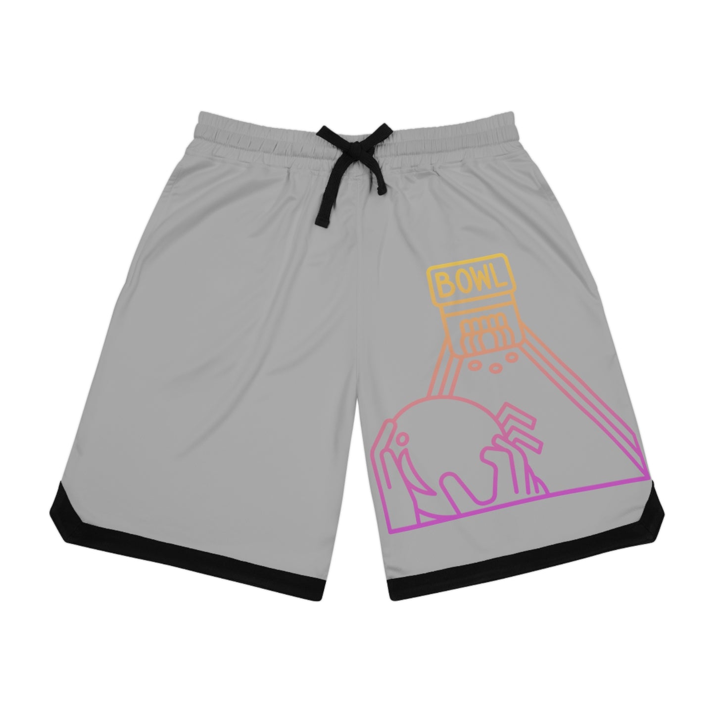 Basketball Rib Shorts: Bowling Lite Grey