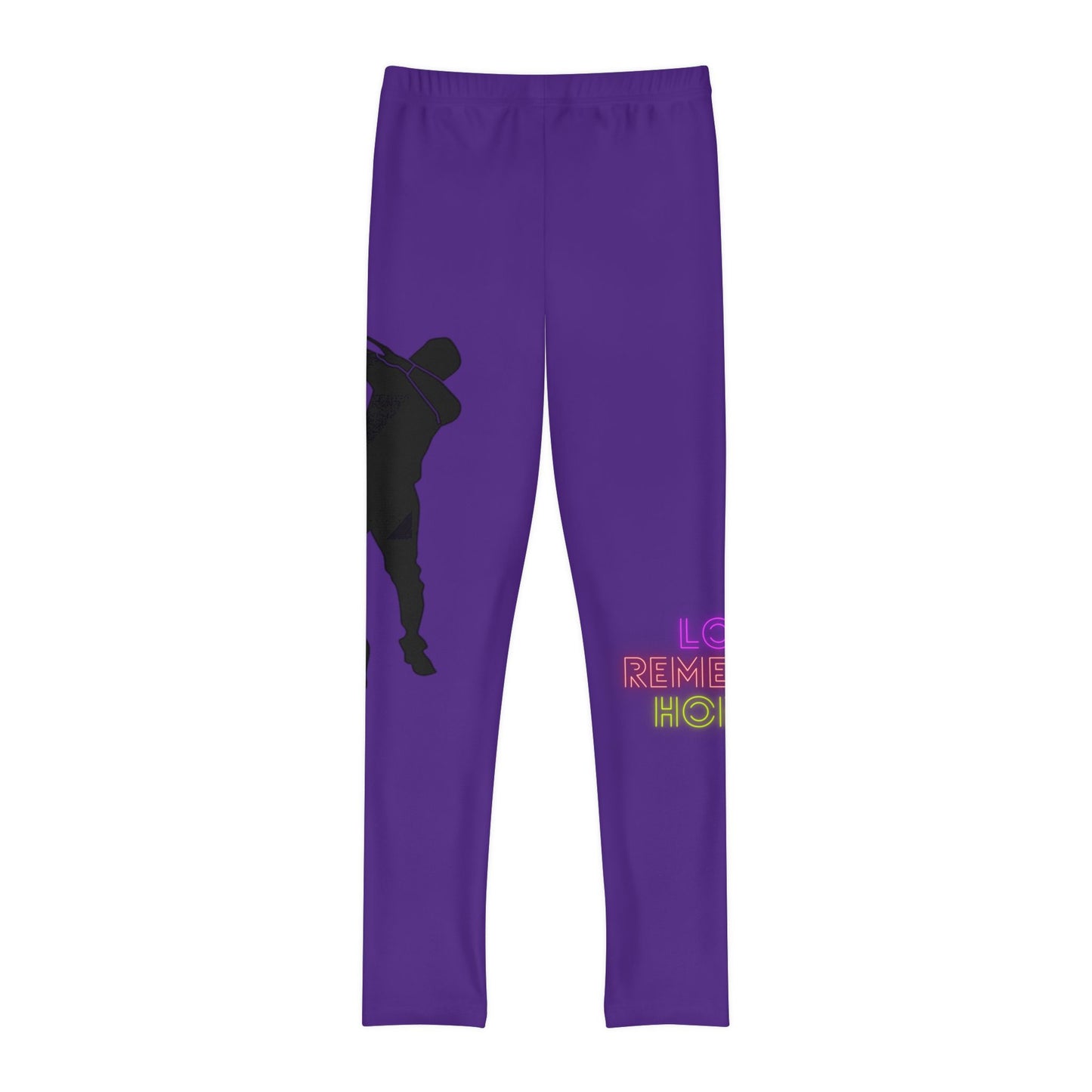 Youth Full-Length Leggings: Dance Purple