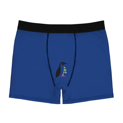 Men's Boxer Briefs: Music Dark Blue