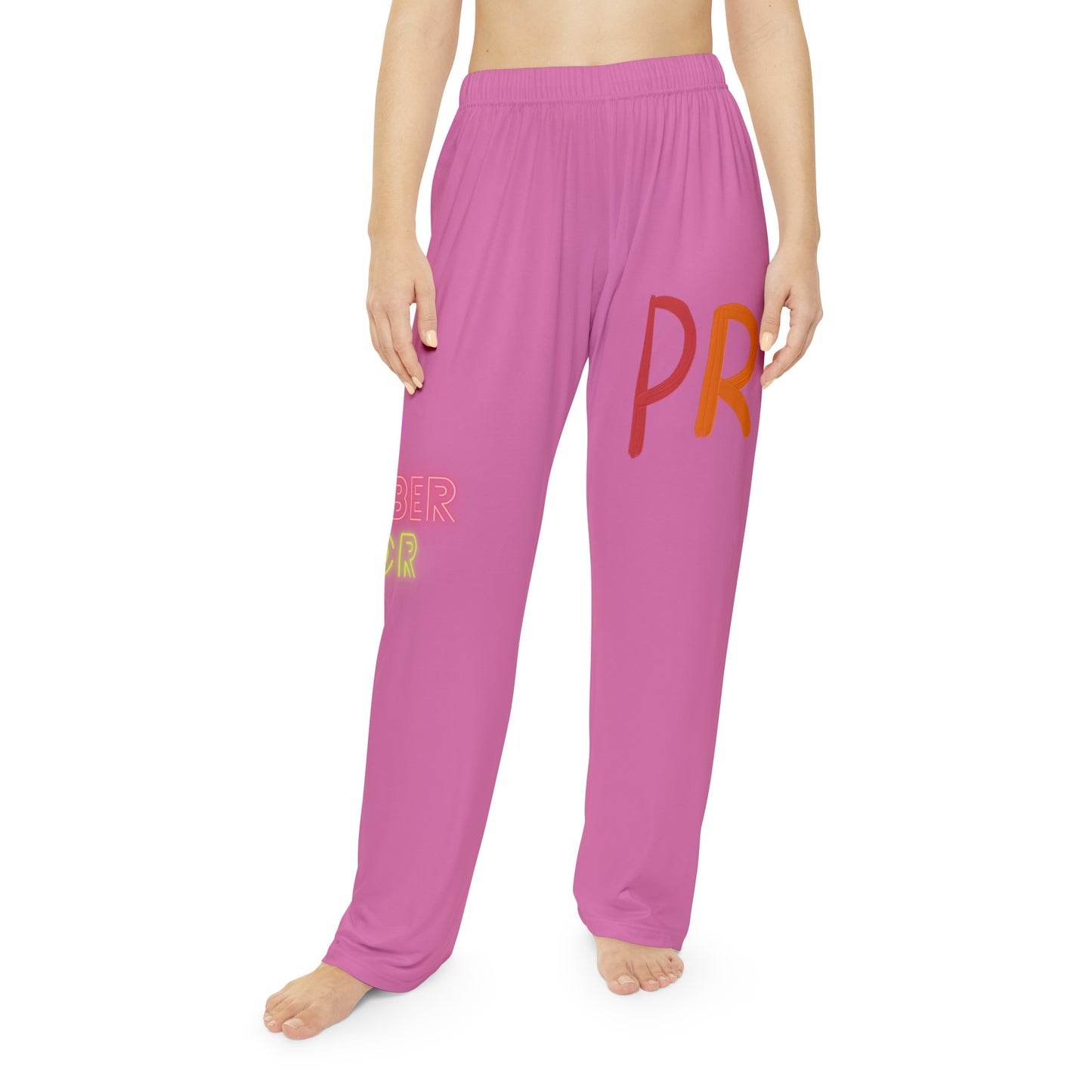 Pambabaeng Pajama Pants: LGBTQ Pride Lite Pink 