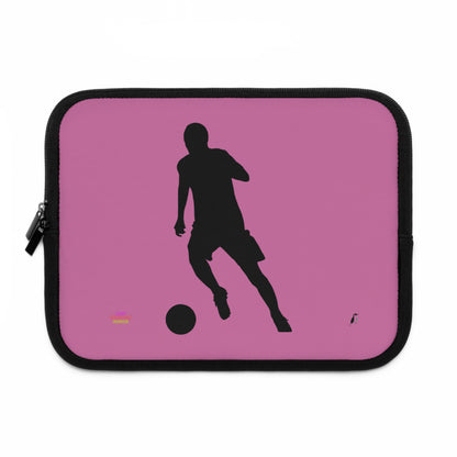 Laptop Sleeve: Soccer Lite Pink