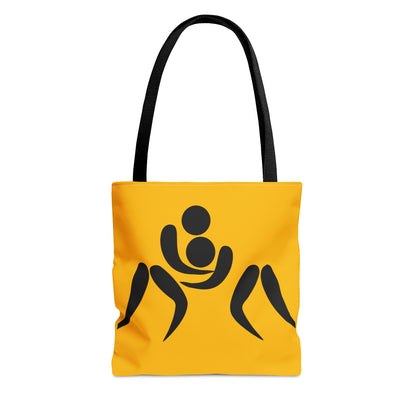 Tote Bag: Wrestling Yellow