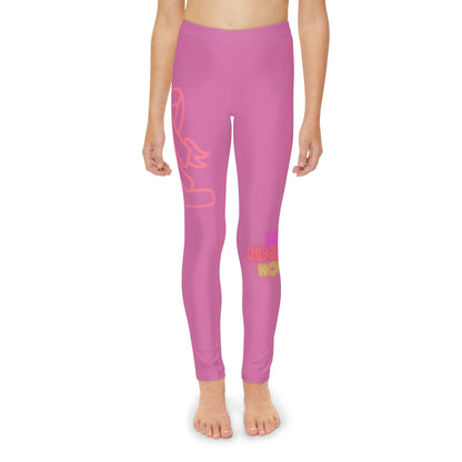 Youth Full-Length Leggings: Fight Cancer Lite Pink