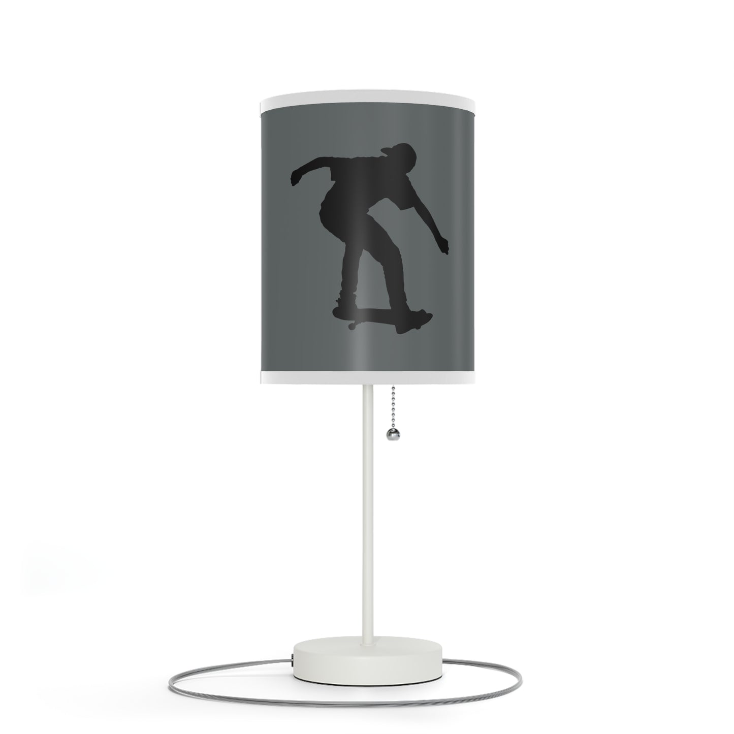 Lamp on a Stand, US|CA plug: Skateboarding Dark Grey 