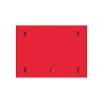 Post-it® Note Pads: Tennis Dark Red