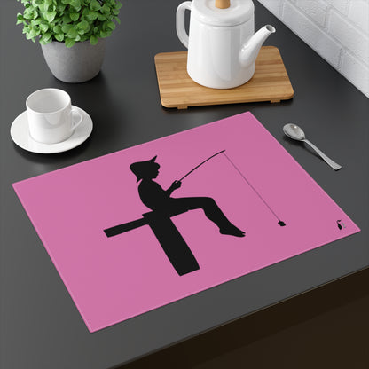 Placemat, 1pc: Fishing Lite Pink