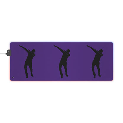 LED Gaming Mouse Pad: Dance Purple