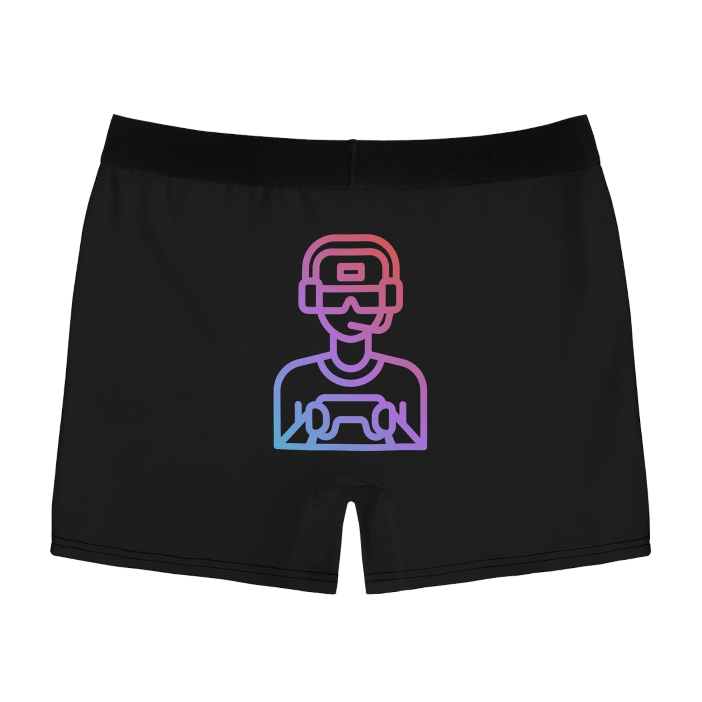 Men's Boxer Briefs: Gaming Black