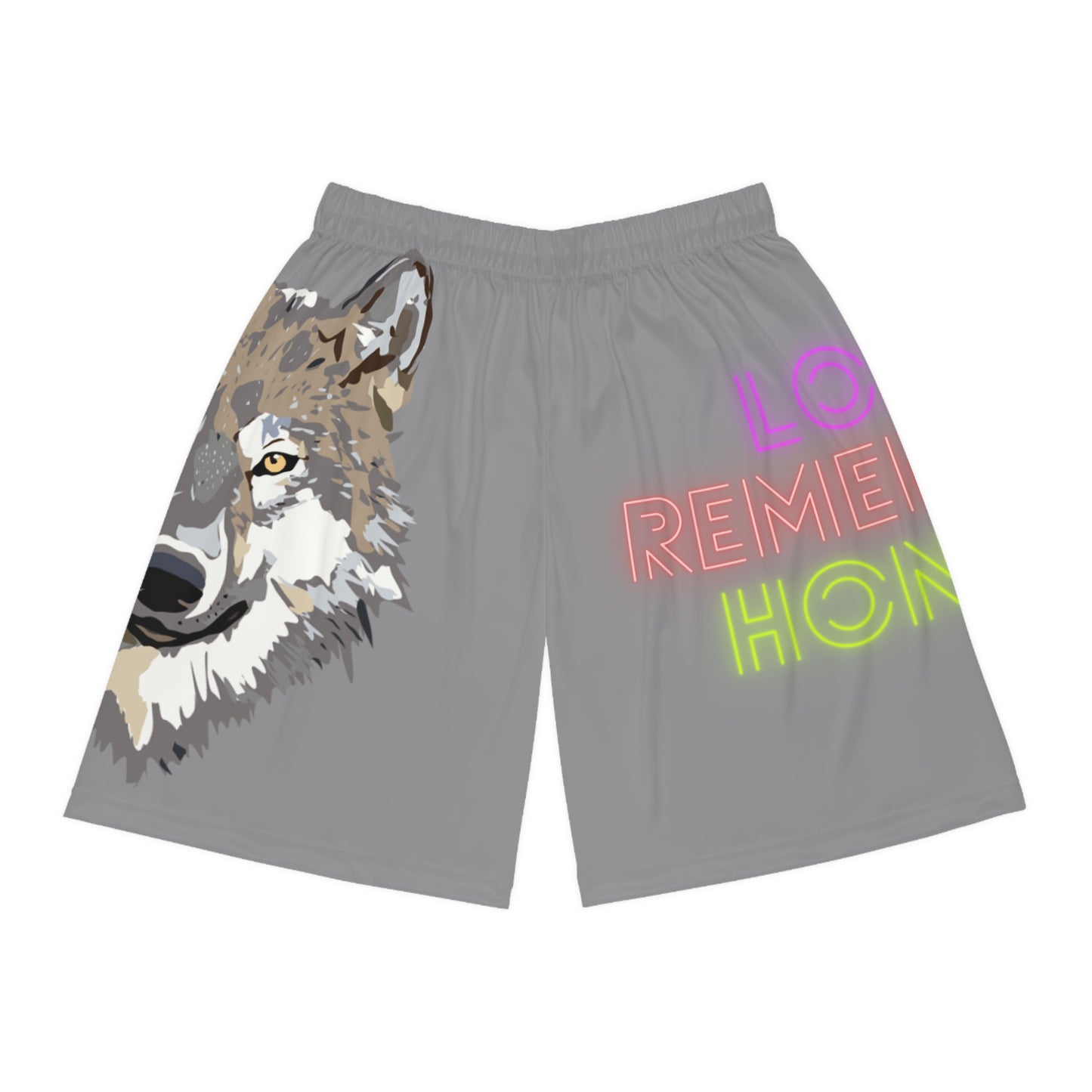 Basketball Shorts: Wolves Grey