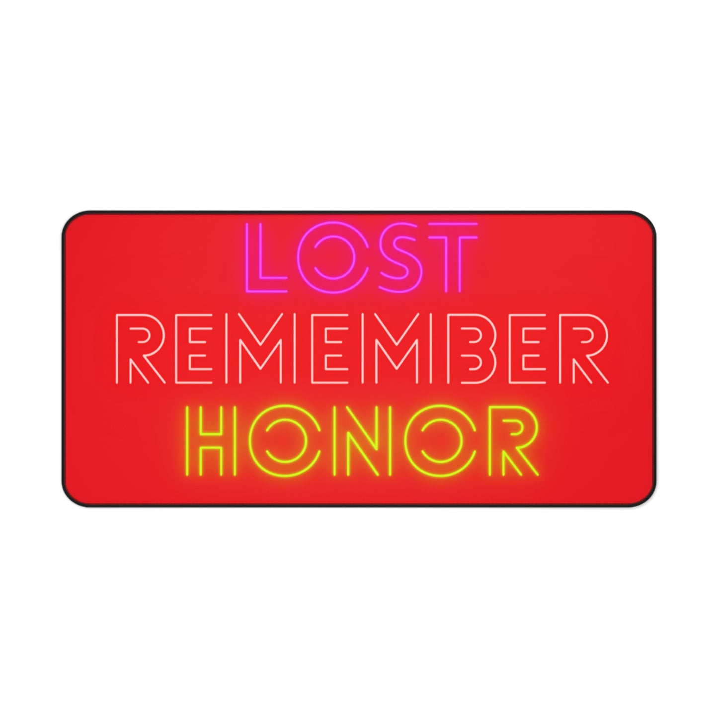 Desk Mat: Lost Remember Honor Red