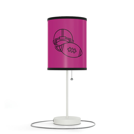 Lamp on a Stand, US|CA plug: Football Pink