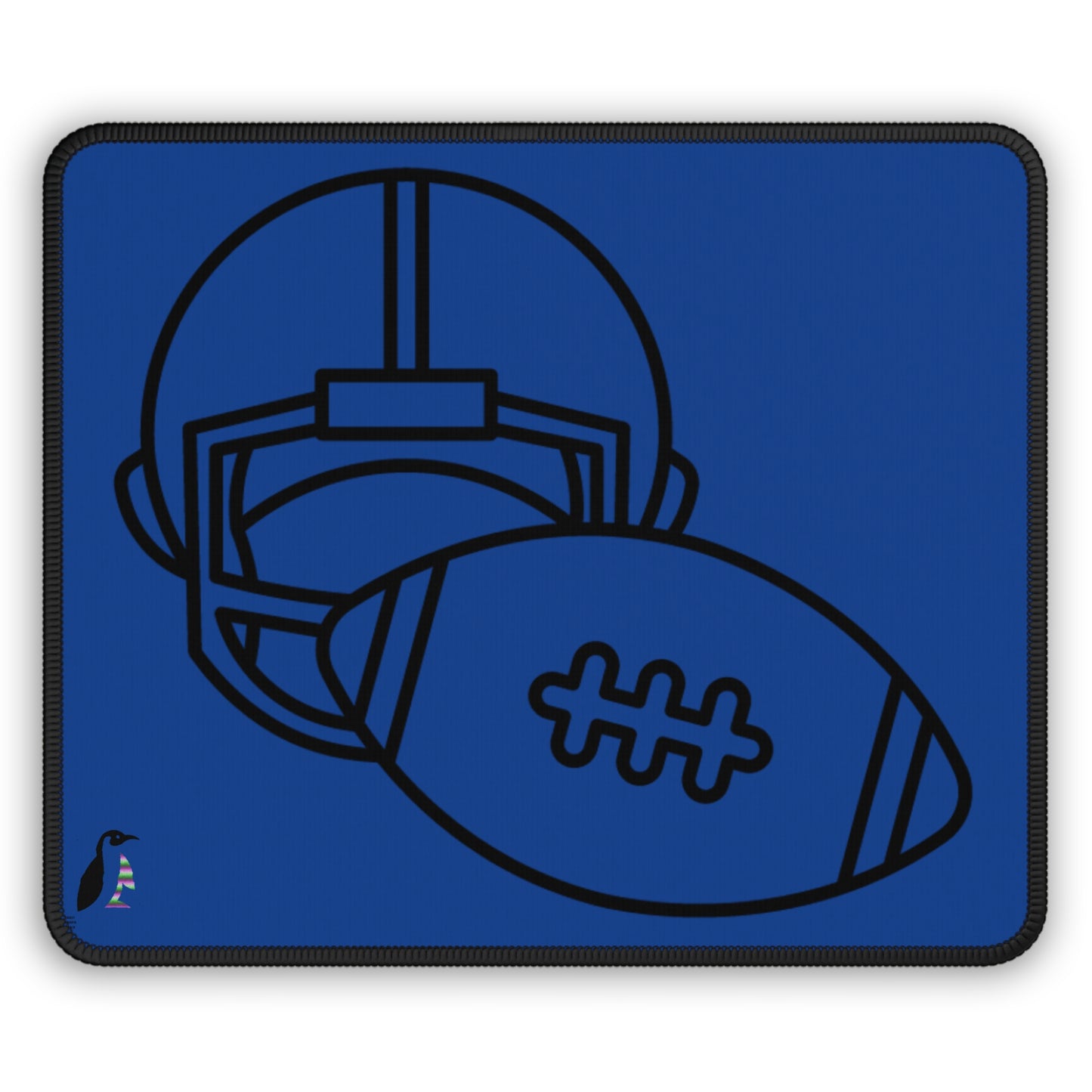 Gaming Mouse Pad: Football Dark Blue