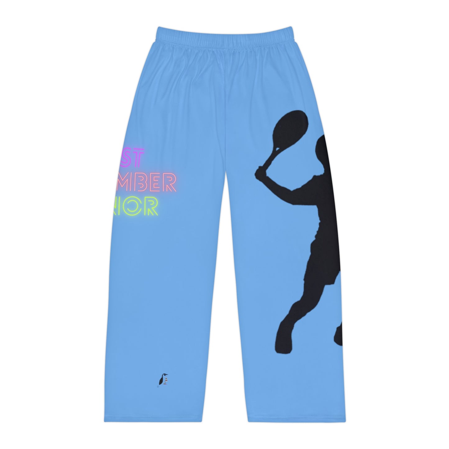 Men's Pajama Pants: Tennis Lite Blue