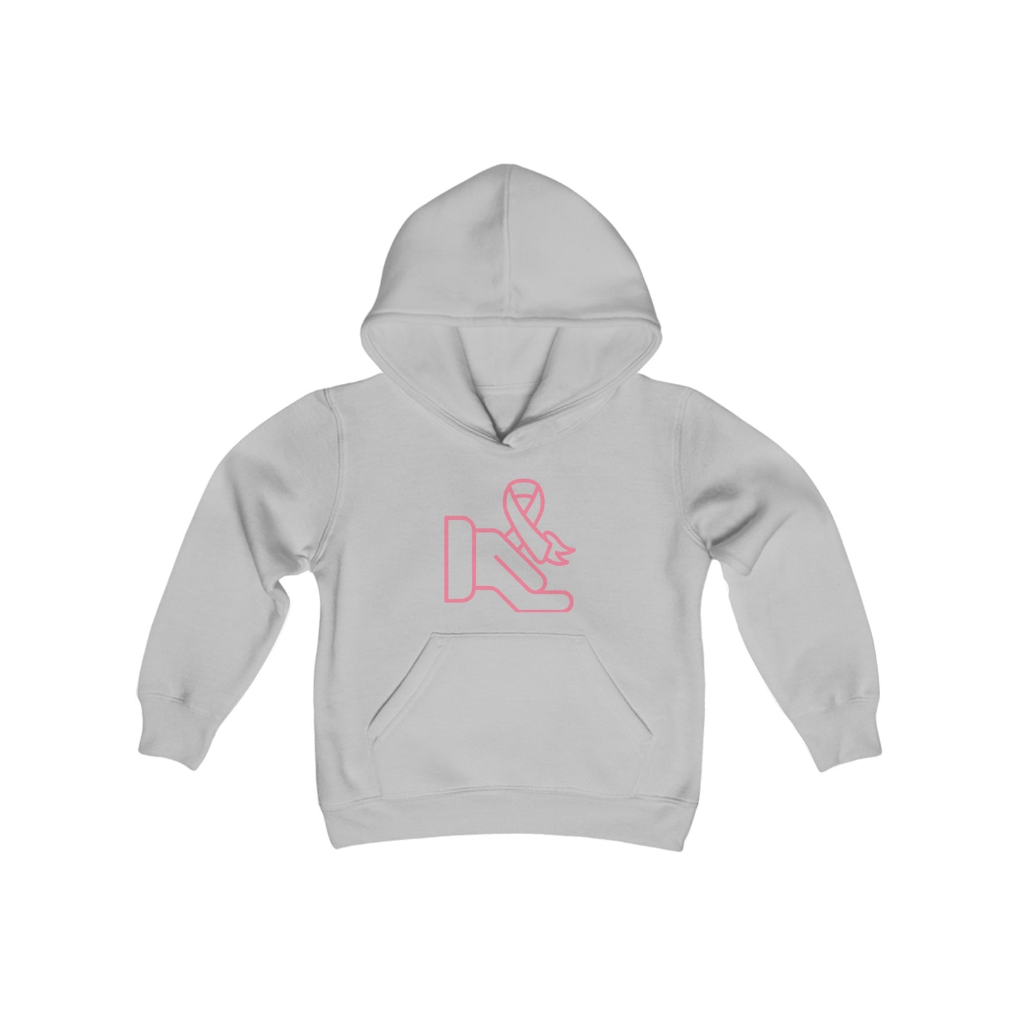 Youth Heavy Blend Hooded Sweatshirt: Fight Cancer