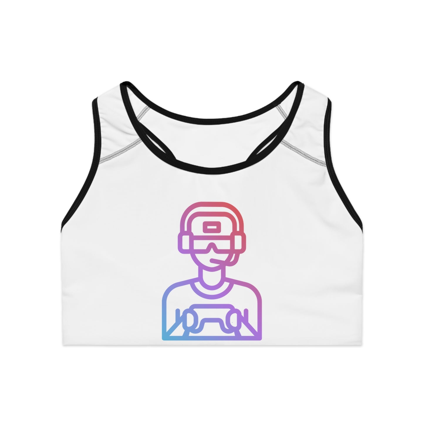 Sports Bra: Gaming White