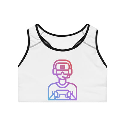 Sports Bra: Gaming White