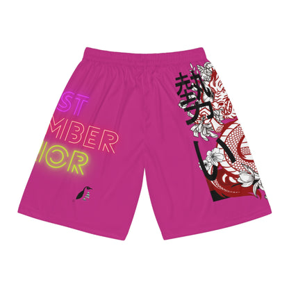 Basketball Shorts: Dragons Pink