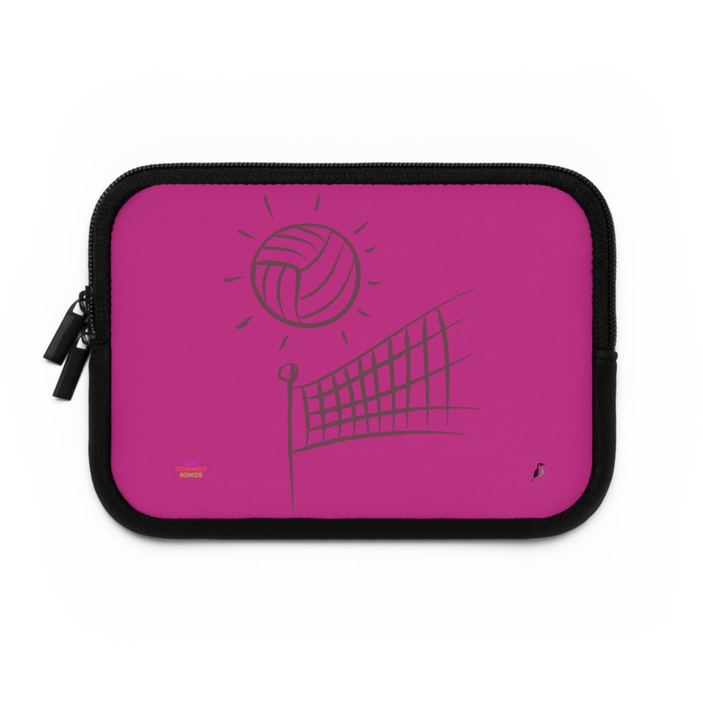 Laptop Sleeve: Volleyball Pink