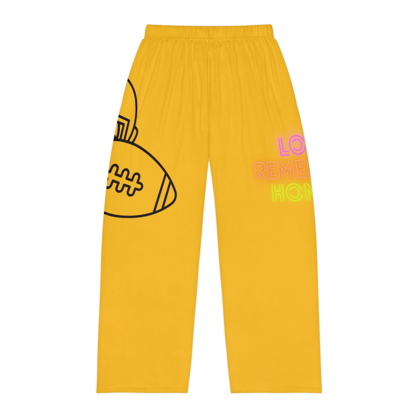 Panlalaking Pajama na Pantalon: Football Yellow 