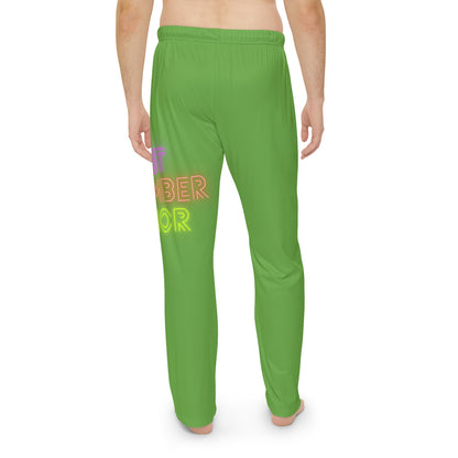 Men's Pajama Pants: Lost Remember Honor Green